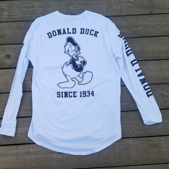 donald duck long sleeve shirt